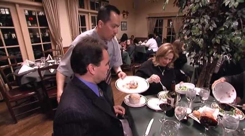 WITH FOOD NOW BEING SENT BACK TO THE KITCHEN