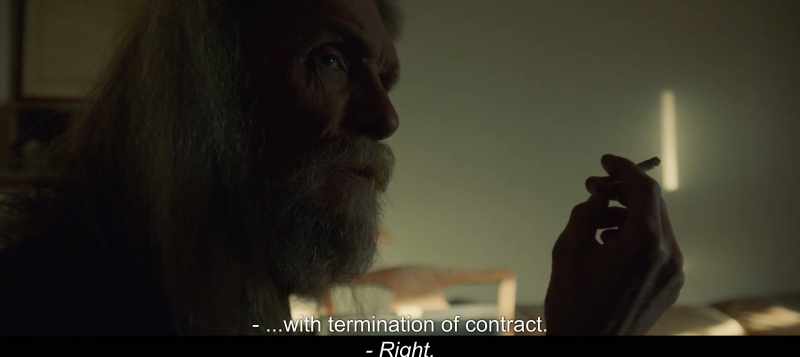 with termination of contract. - Right