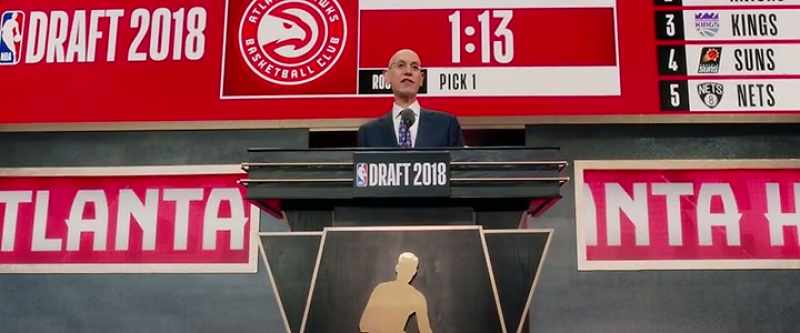 With the first pick in the 2018 NBA Draft