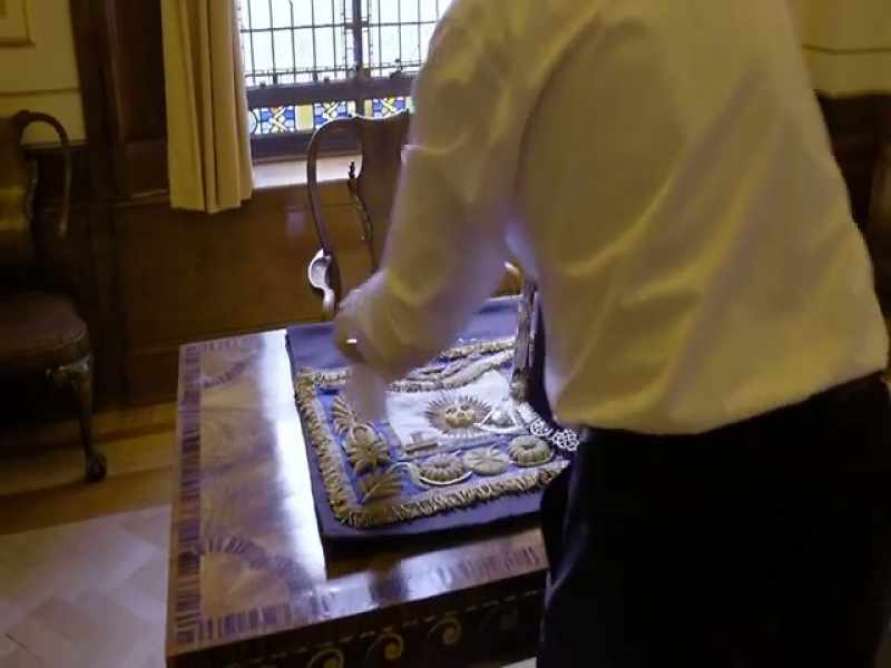 With the Grand Master presiding, everything has to be perfect