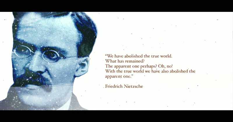 With the true world we have also abolished the apparent one.