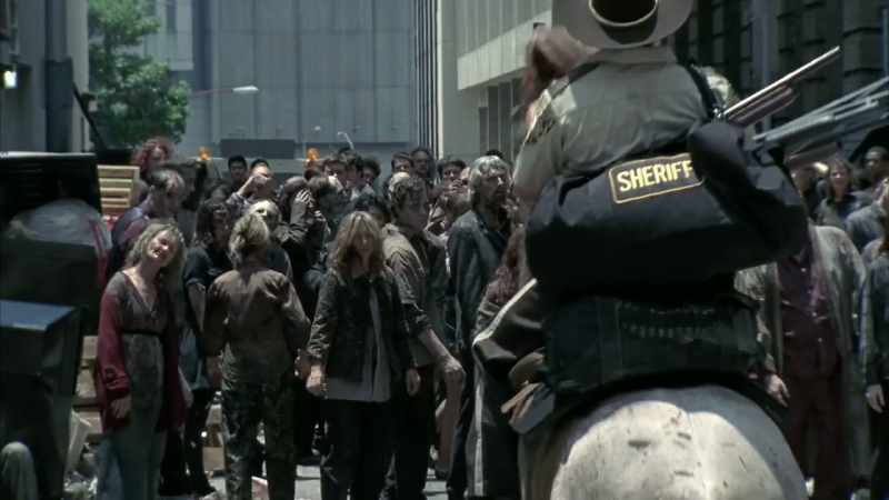 With the zombie, uh, apocalypse