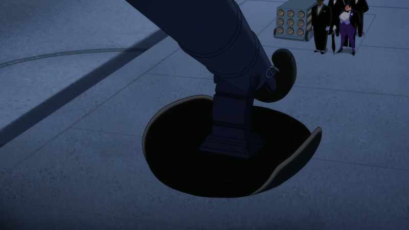 With that thing, she could hit any place in Gotham she wants