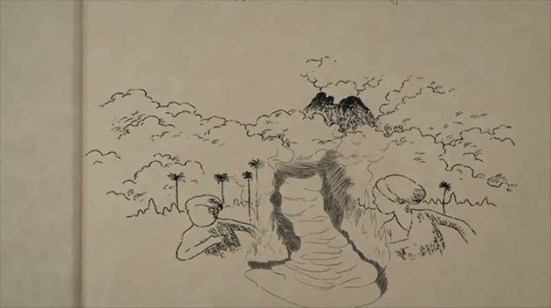 Within minutes, the entire village was burning