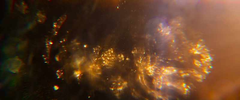 Within each mitochondrion is a surging landscape