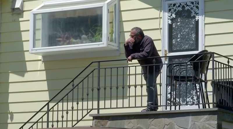 Without access to his driveway