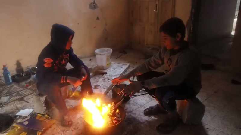 Without electricity