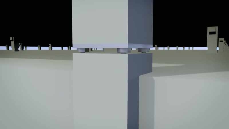 Without it, the tower of columns would become unstable