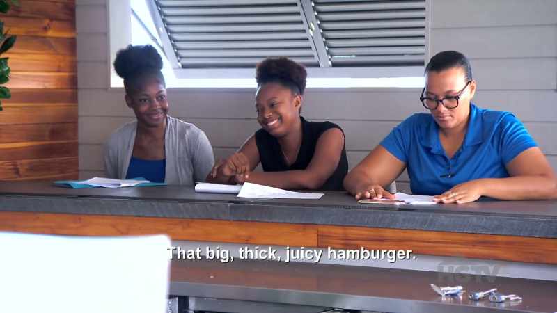 Woah, that big, thick, juicy hamburger