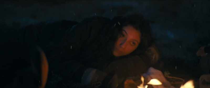 [wolves barking]