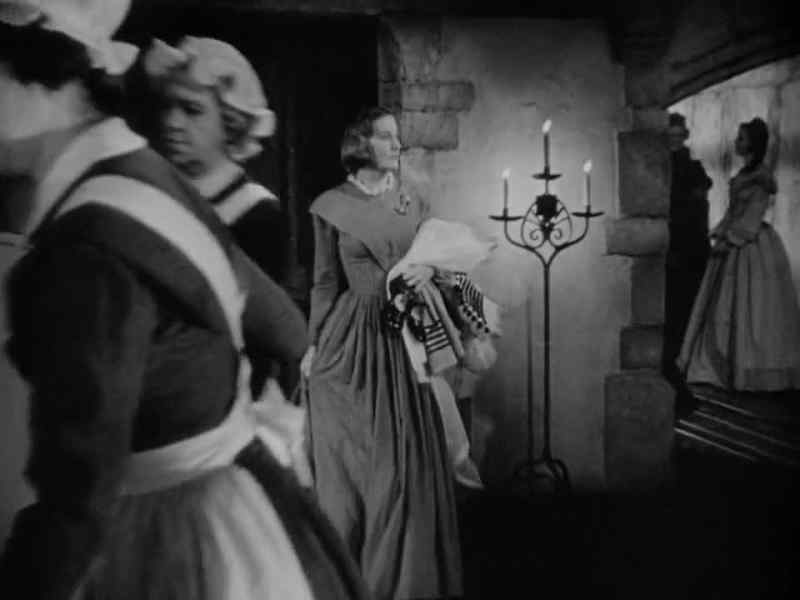 WOMAN 1: Where's Miss Ingram's bath?