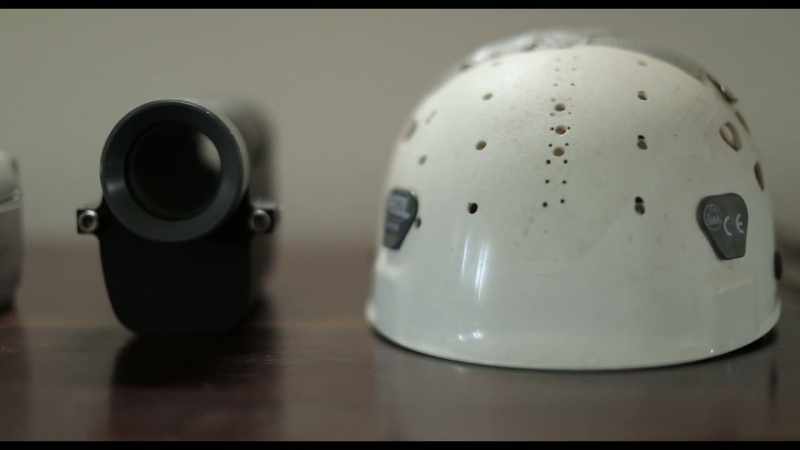 [woman] As the two divers' gear is brought out
