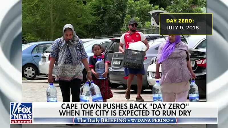 [woman] Cape Town announced it pushed back Day Zero until July 9th