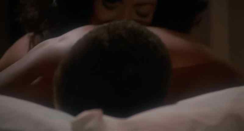 (woman grunting) (man groaning)
