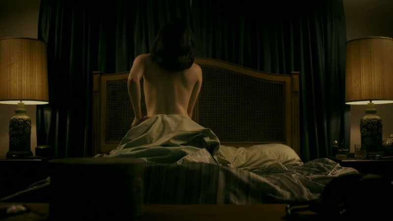 [woman moaning]