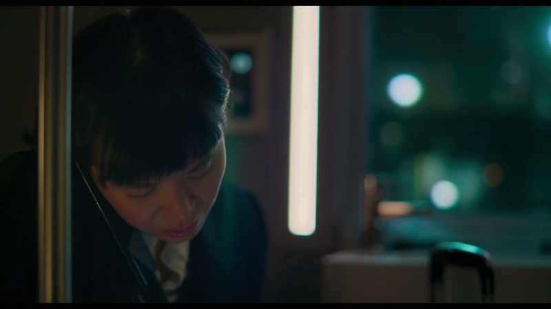 [woman on phone] I need those files urgently