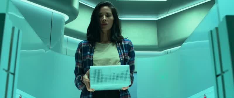 WOMAN: Please observe decontamination protocol