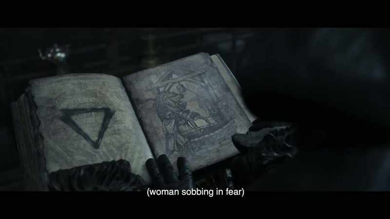 (woman sobbing in fear)