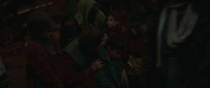 WOMAN: There, there. It'll be okay. -(CROWD PANICKING)