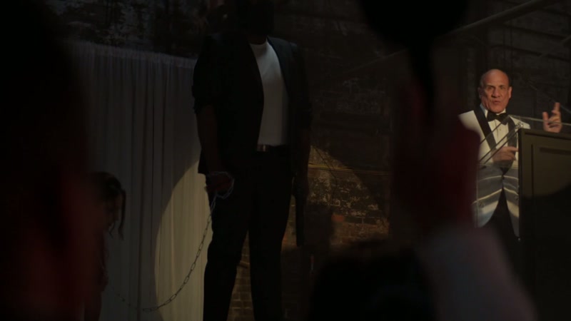 [woman whimpering]