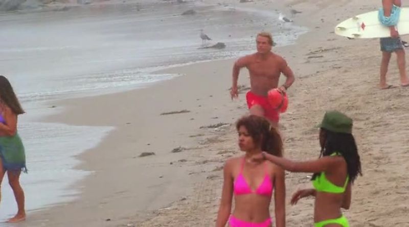 WOMAN: YEAH, SEE THE LIFEGUARD