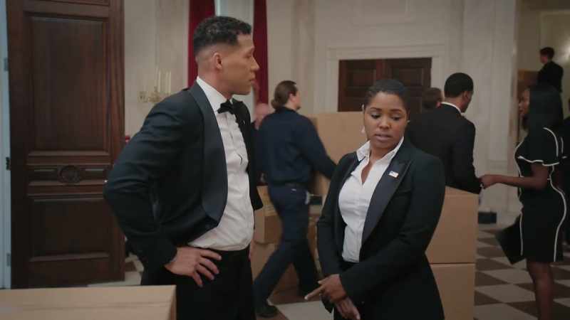 WOMAN: YES, EVERYTHING EXCEPT FOR HIS PERSONAL OFFICE BOXES