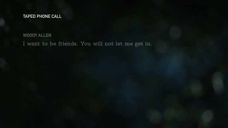 (Woody Allen speaking)