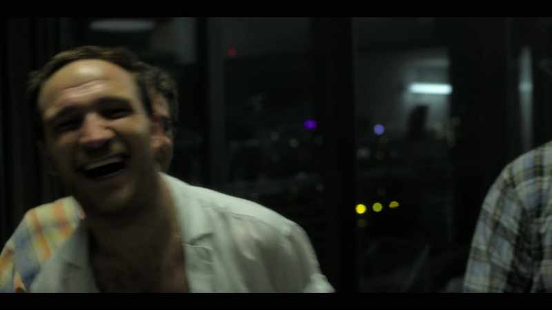 Woof! -[men laughing]