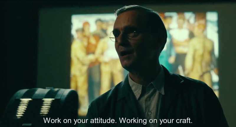 Work on your attitude. work on your craft
