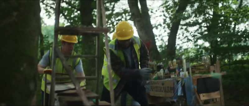 (WORKERS CHATTING)