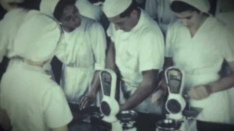 Workers, before packing the cans, would write messages of support