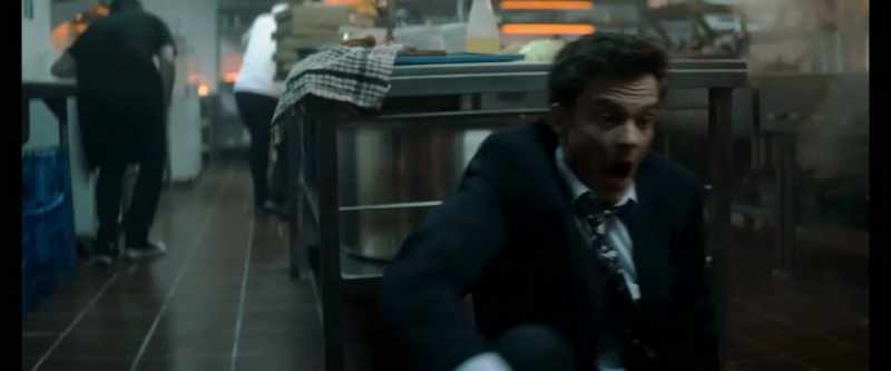 [workers shouting in Spanish]