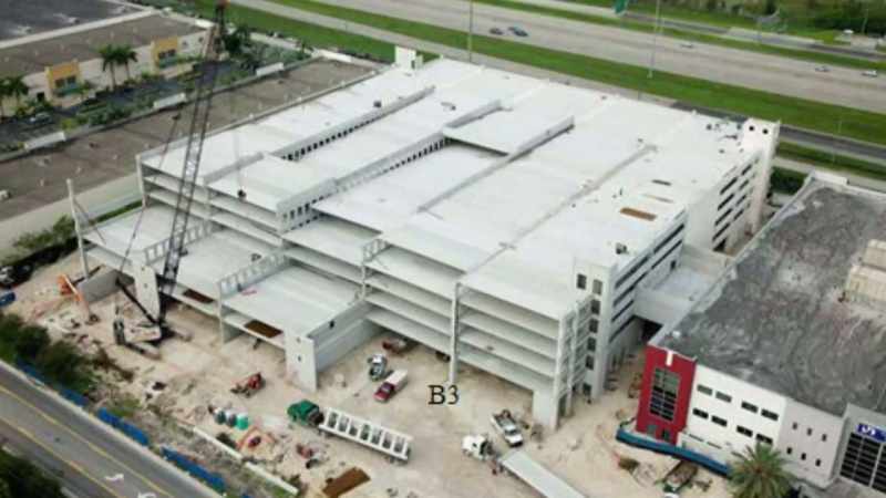 Workers were nearing completion