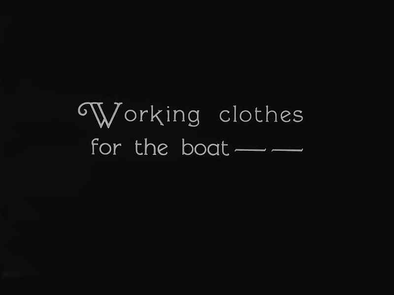 Working clothes for the boat