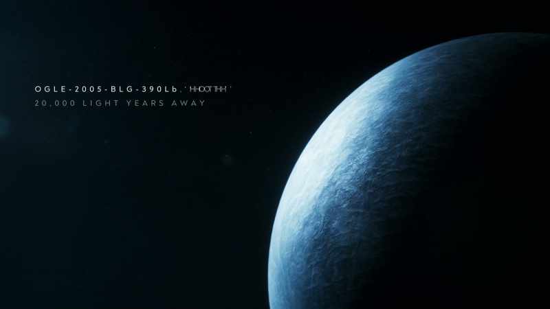 worlds so cold, their atmospheres have frozen solid