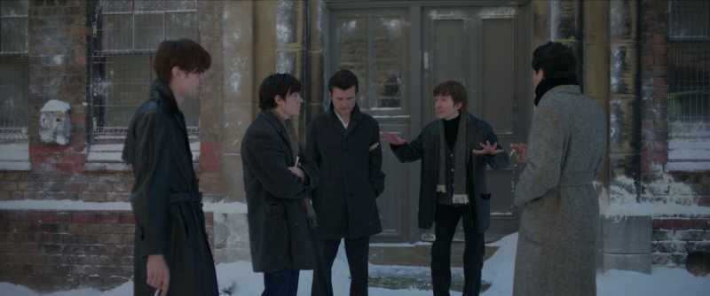 Worn different ties, we all bow at exactly the same time