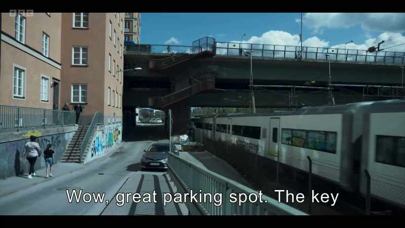 Wow, great parking spot. The key