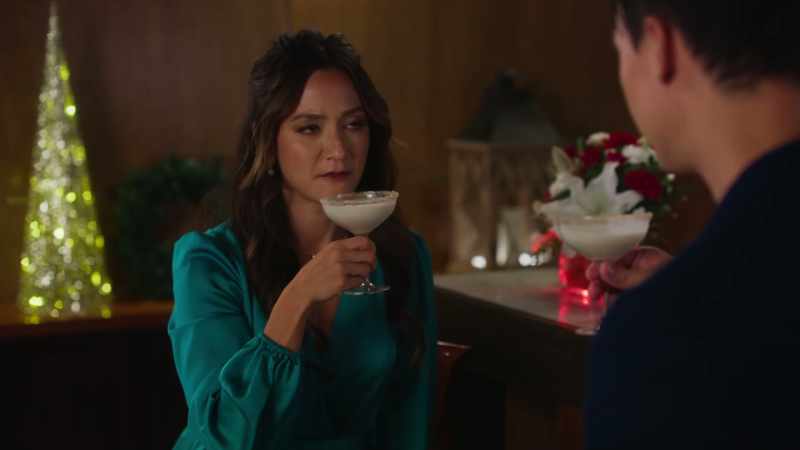Wow, I've never had an eggnog martini before