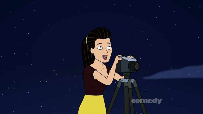Wow, look at all those stars. - I know. They're so bright