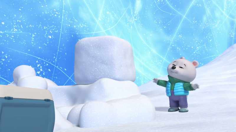 Wow! This is the biggest, best snow fort ever!