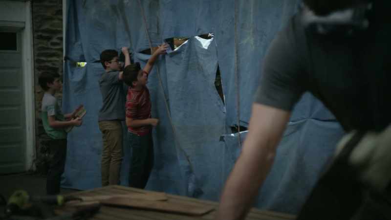 Wow, this tree house is gonna be