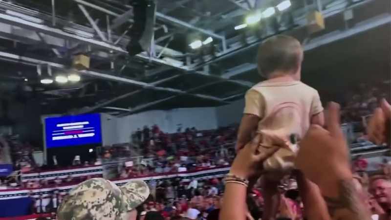 Wow, what a baby! -(cheering)