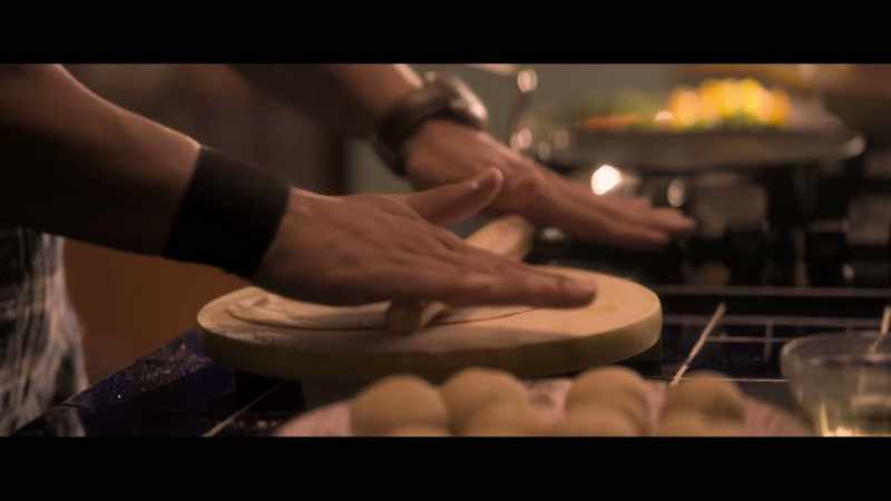 Wow. You make perfect round rotis. - Obviously