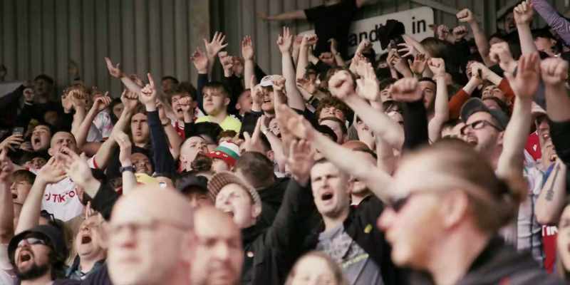 Wrexham, 18 matches unbeaten at the Racecourse