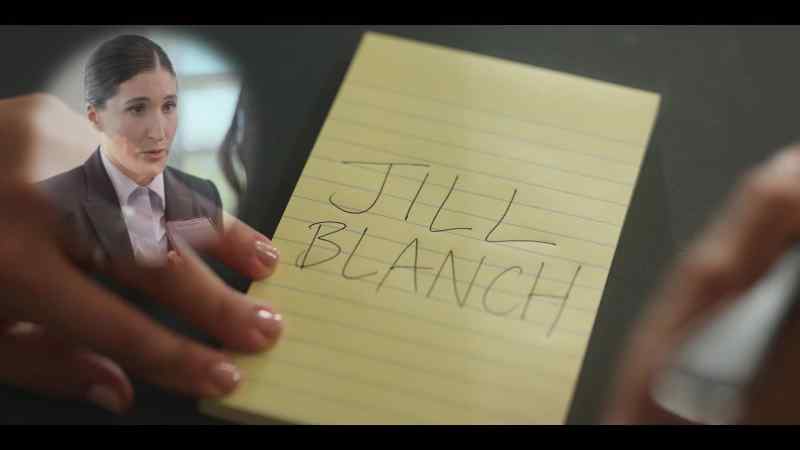 Write down the name of the person