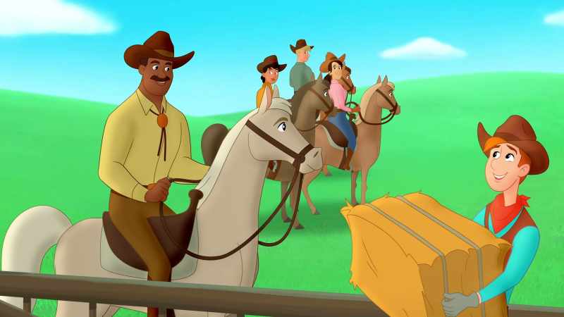 Ya! (horse whinnying)