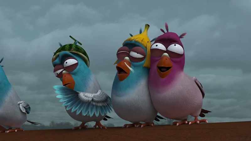 Ya-ya! - [squawks]