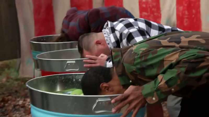 Y'all's apple bobbing ability