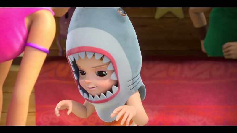 Yay, I'm a shark! [laughs]