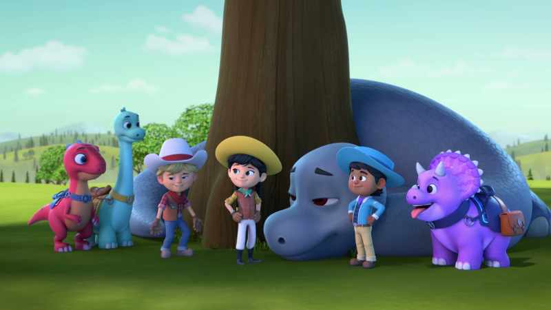 Yeah! A shady spot big enough for a big friendly Brontosaur!